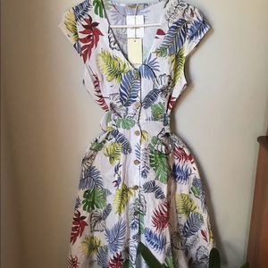 Pure Linen, NWT, Small, Hawaiian Dress
